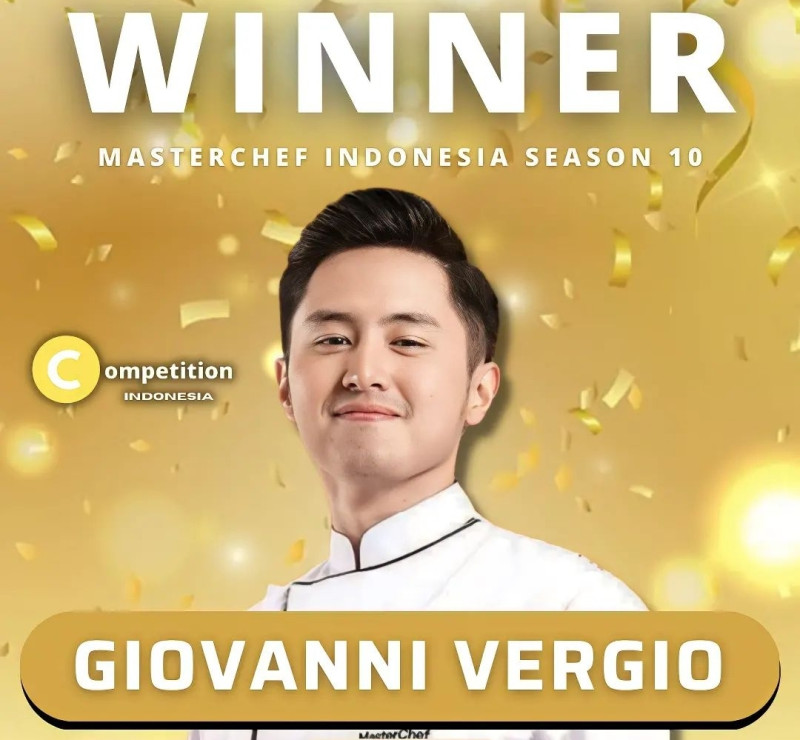 Selamat, Gio Kakak Ipar Joshua Jadi Juara MasterChef Indonesia Season ...