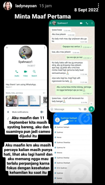 Dugaan Perselingkuhan, Syahnaz 2 Kali Minta Maaf Ke Istri Rendy ...